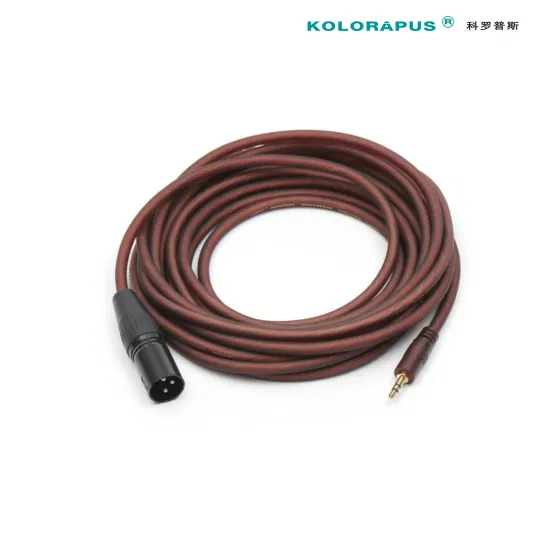 Kolorapus – câble Audio XLR mâle vers Jack 3.5 mâle, connecteur Aux pour Instrument, guitare, mixeur, amplificateur de basse